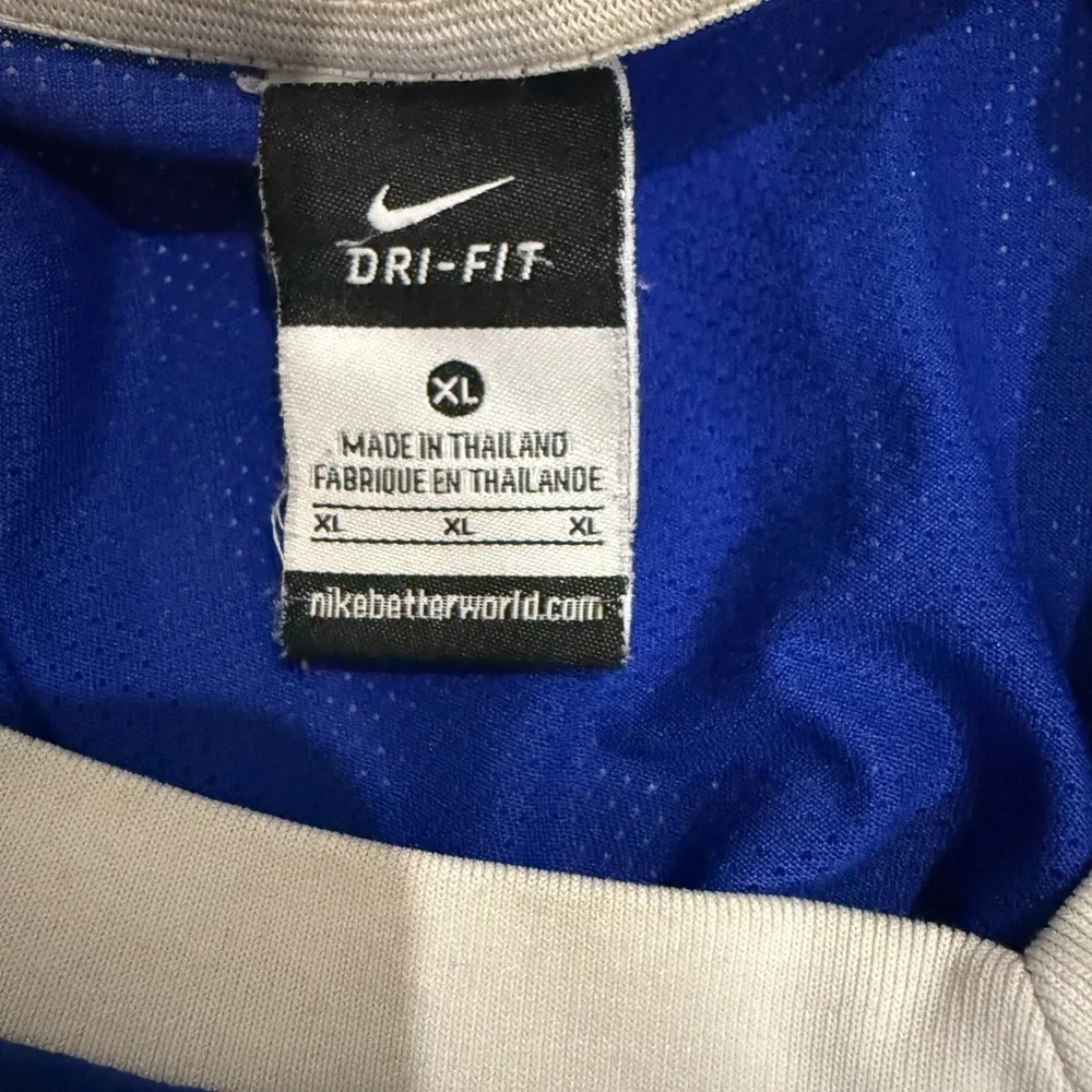 Nike Everton FC Chang Jersey Blue Soccer Shirt Size XL